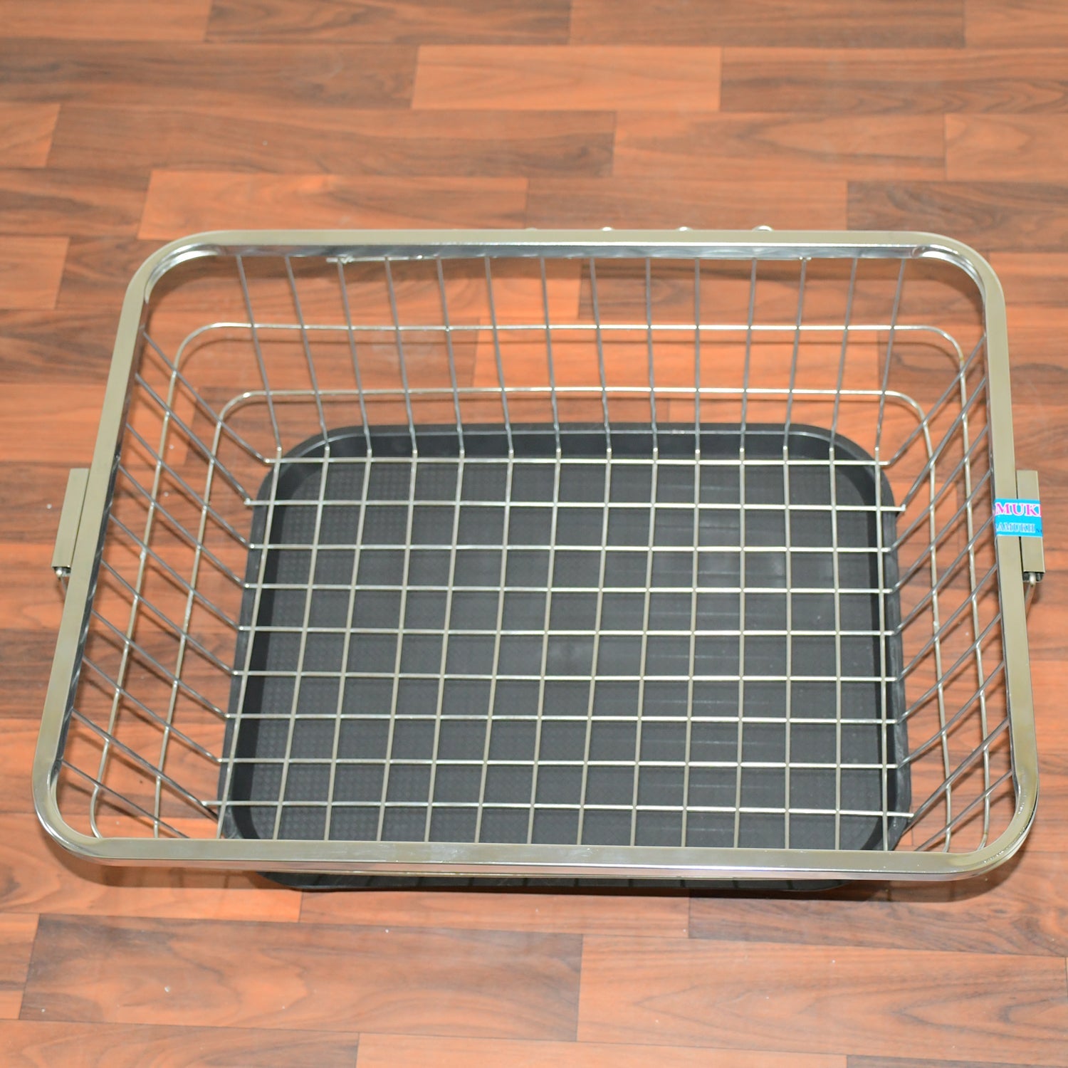 5853 Dish Drainer Rack With Drip Tray Stainless Steel Dish Drainer Rack with Drip Tray, Utensil Drying Stand for Kitchen Plate Rack Bartan Basket for Kitchen Utensils/Dish Drying Rack with Drainer/Bartan Basket/Plate Stand ( 57 x 45 x 19 cm) 5853 Dish Drainer Rack With Drip Tray Stainless Steel Dish Drainer Rack with Drip Tray, Utensil Drying Stand for Kitchen Plate Rack Bartan Basket for Kitchen Utensils/Dish Drying Rack with Drainer/Bartan Basket/Plate Stand ( 57 x 45 x 19 cm)
